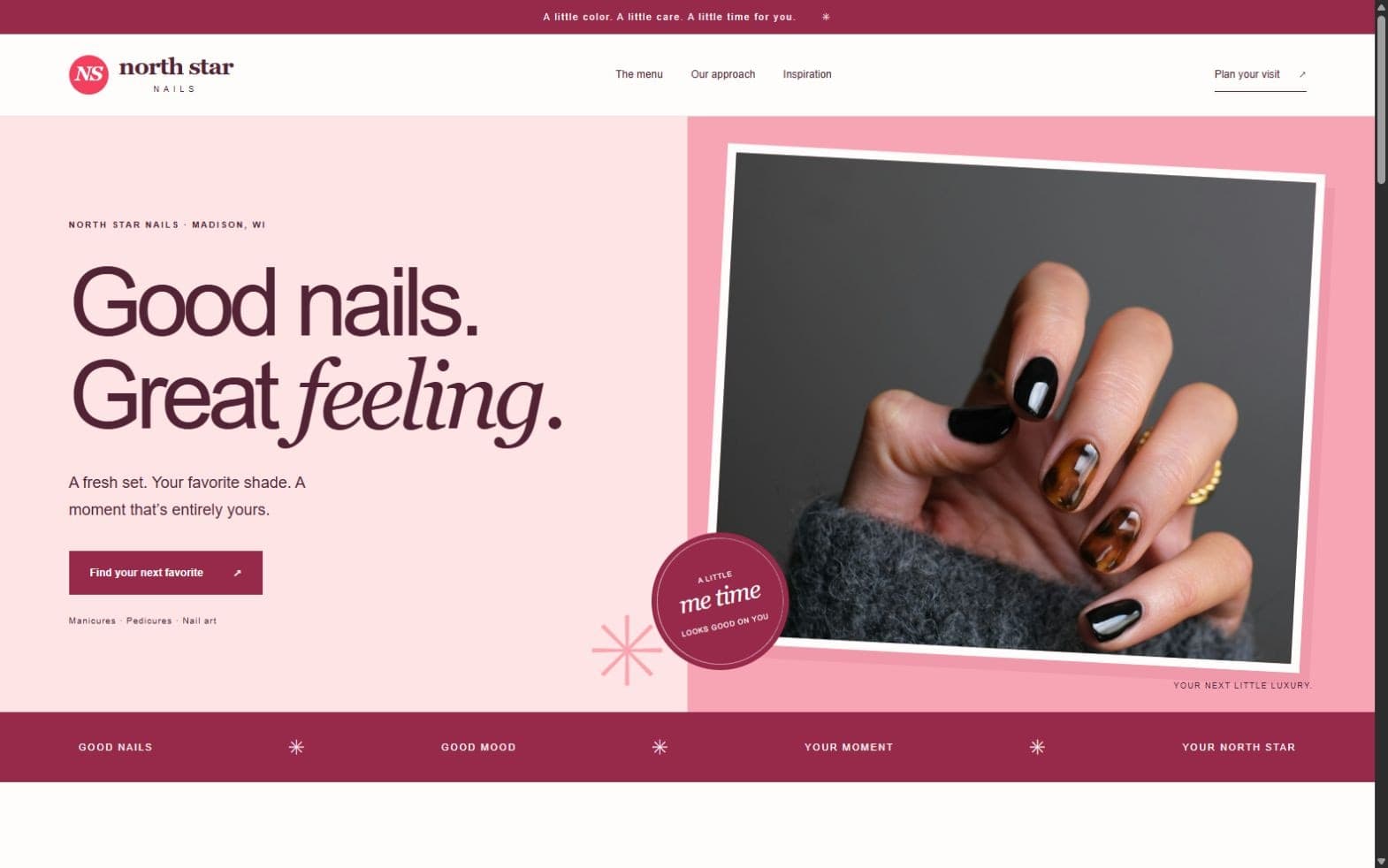 Website North Star Nails do Phan Industries thiết kế